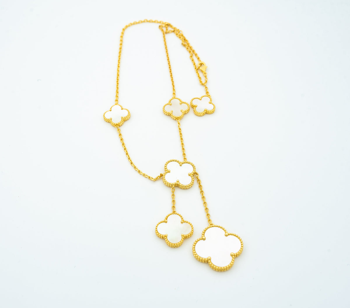 [Resenly Jewelry]CLOVER MOTHER OF PEARL NECKLACE 6 MOTIF