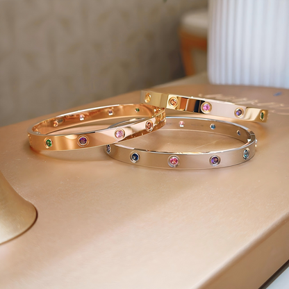 [Resenly Jewelry]2026 RAINBOW LOVE BRACELET 6.1MM  10 DIAMONDS