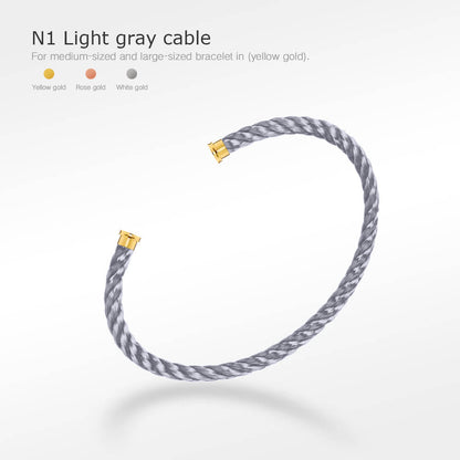 [Resenly Jewelry]FORCE SERIES BRACELET CABLES 50 CHOICES (DIY SELECTION)