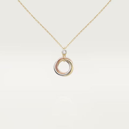 [Resenly Jewelry]TRINITY  NECKLACE 1 DIAMOND