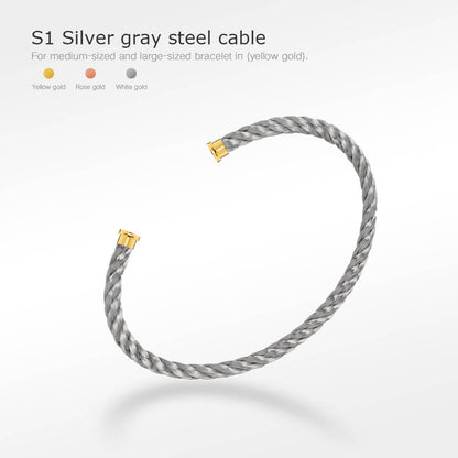 [Resenly Jewelry]FORCE SERIES BRACELET CABLES 50 CHOICES (DIY SELECTION)