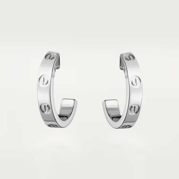 [Resenly Jewelry]LOVE EARRINGS 2.65 MM NO DIAMOND SMALL