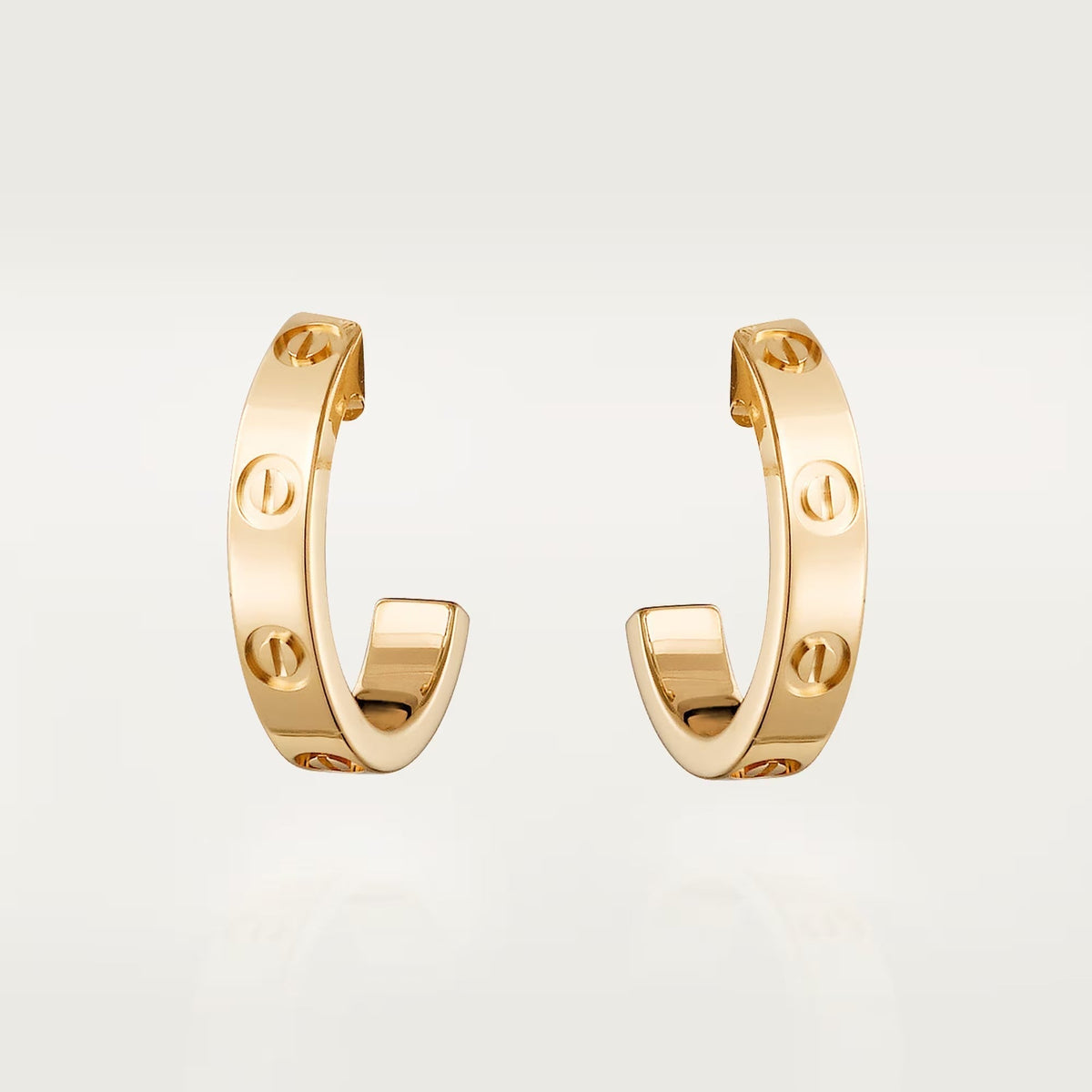 [Resenly Jewelry]LOVE EARRINGS 2.65 MM NO DIAMOND SMALL