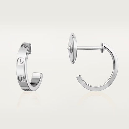 [Resenly Jewelry]LOVE EARRINGS 2.65 MM NO DIAMOND SMALL