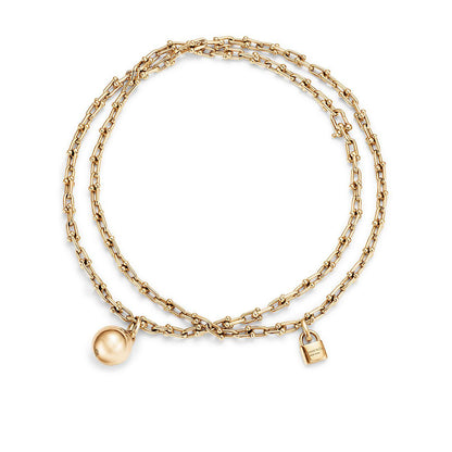 [Resenly Jewelry]HARDWEAR WRAP NECKLACE