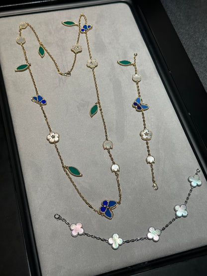 [Resenly Jewelry] 26 NEW CLOVER 15 MOTIFS LUCKY NECKLACE