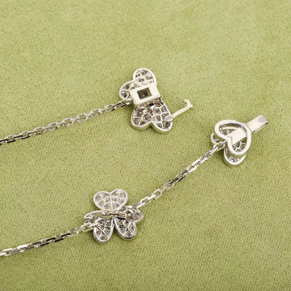 [Resenly Jewelry]FRIVOLE SILVER 9 FLOWERS NECKLACE