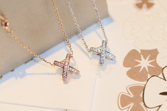 [Resenly Jewelry]JEUX DE DIAMOND NECKLACE