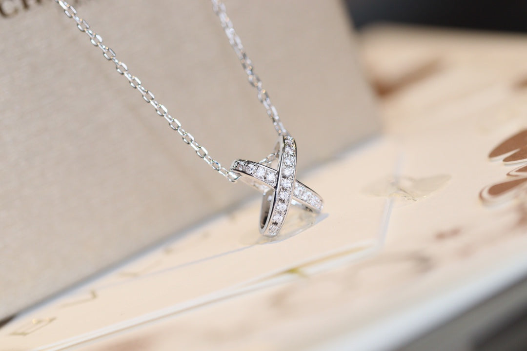 [Resenly Jewelry]JEUX DE DIAMOND NECKLACE