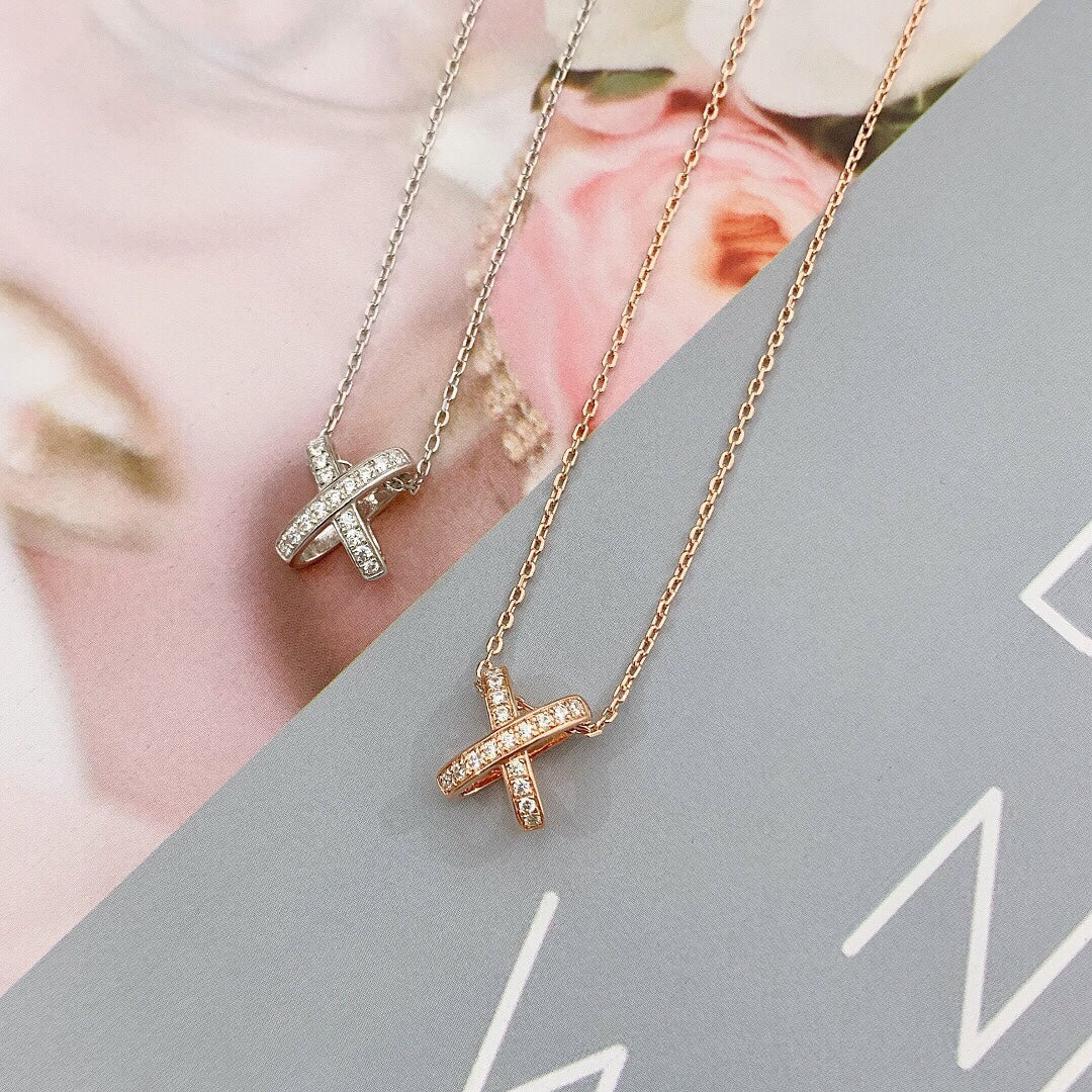 [Resenly Jewelry]JEUX DE DIAMOND NECKLACE