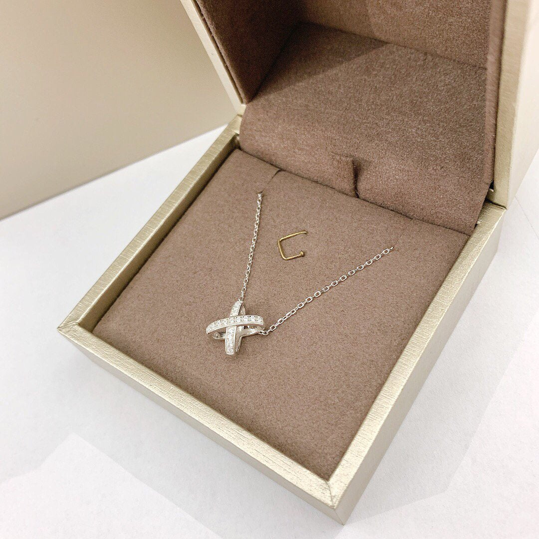 [Resenly Jewelry]JEUX DE DIAMOND NECKLACE