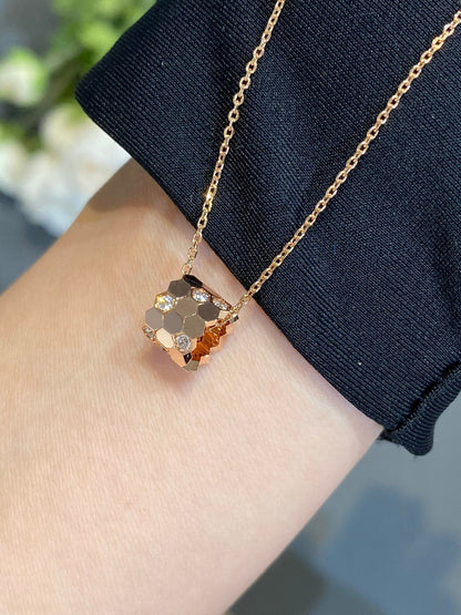 [Resenly Jewelry]BEE LOVE DIAMOND NECKLACE