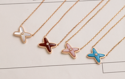 [Resenly Jewelry]JEUX DE NECKLACE 1 DIAMOND