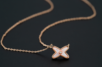 [Resenly Jewelry]JEUX DE NECKLACE 1 DIAMOND
