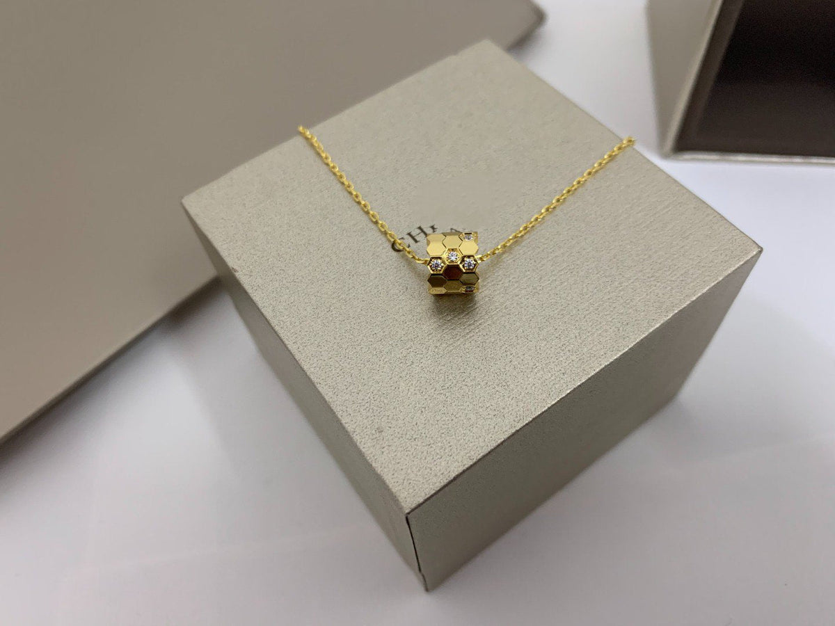[Resenly Jewelry]BEE LOVE DIAMOND NECKLACE