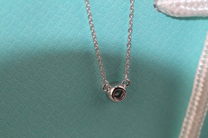 [Resenly Jewelry]ELSA PERETTI SERIES SINGLE DIAMOND SIMPLE NECKLACE