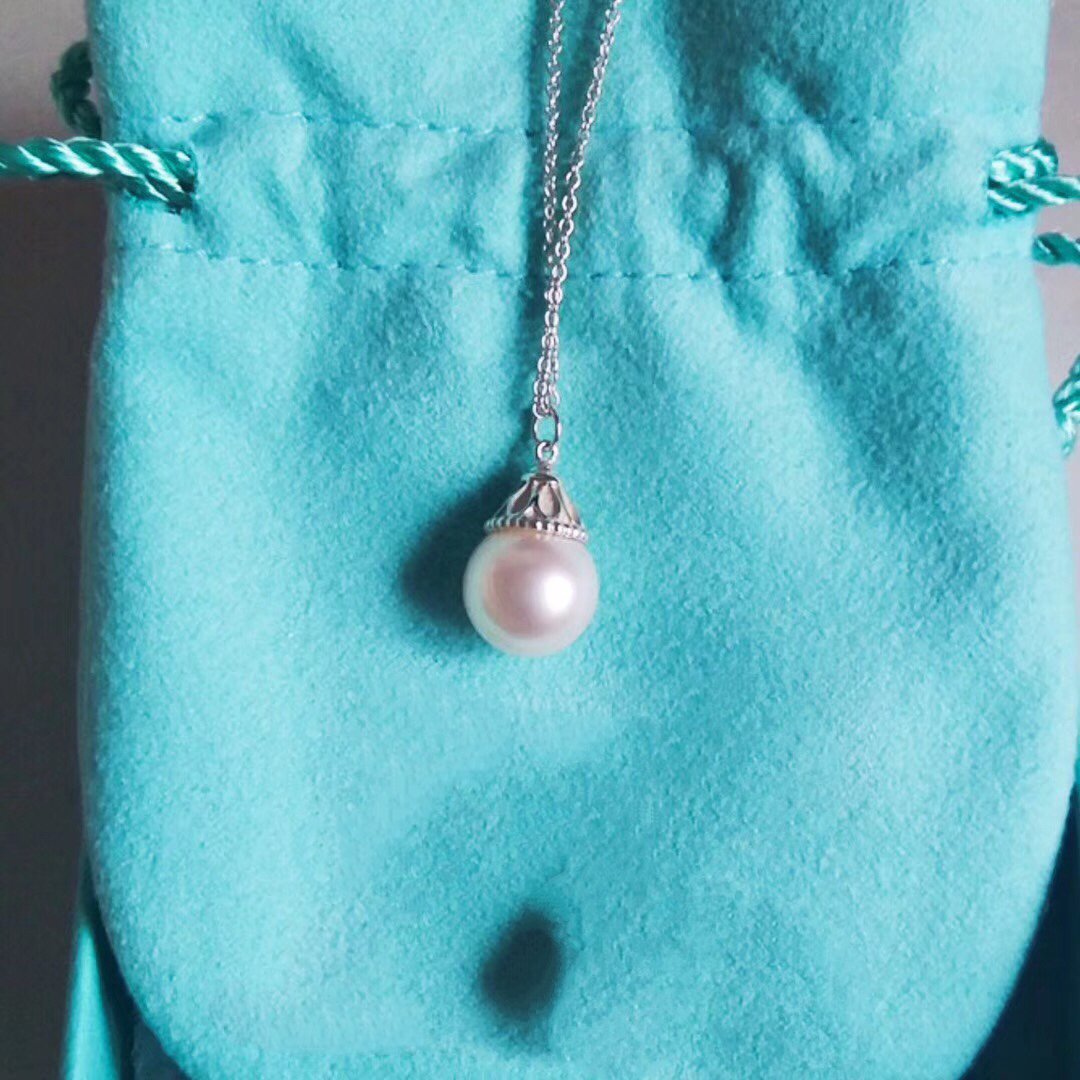 [Resenly Jewelry]PEARL PENDANT GATSBY ZIEGFELD PEARL SILVER NECKLACE