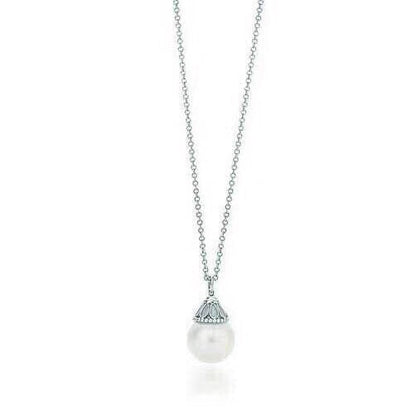 [Resenly Jewelry]PEARL PENDANT GATSBY ZIEGFELD PEARL SILVER NECKLACE