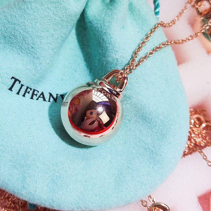 [Resenly Jewelry]HARDWEAR PENDENTIF BALL ROSE NECKLACE