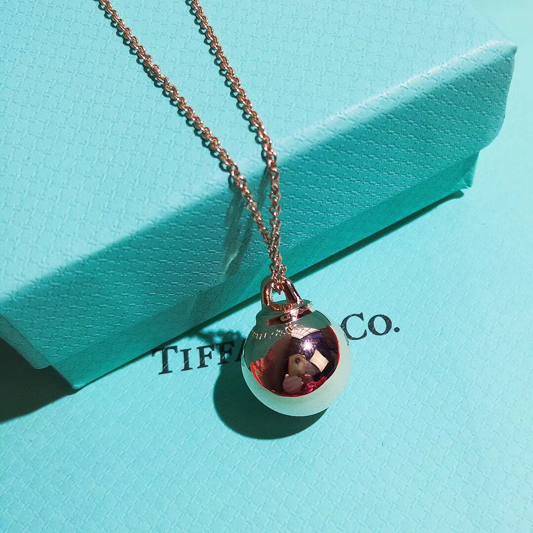 [Resenly Jewelry]HARDWEAR PENDENTIF BALL ROSE NECKLACE