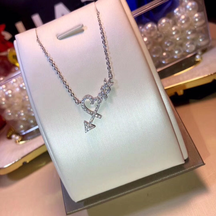 [Resenly Jewelry]COLGANTE HEART & ARROW NECKLACE