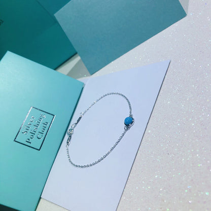 [Resenly Jewelry]YARD TURQUOISE NECKLACE SILVER