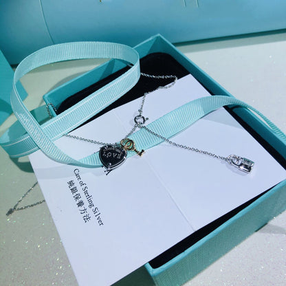 [Resenly Jewelry]LOVE HEART TAG KEY NECKLACE