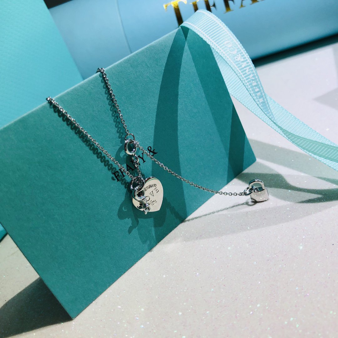[Resenly Jewelry]LOVE HEART TAG KEY NECKLACE