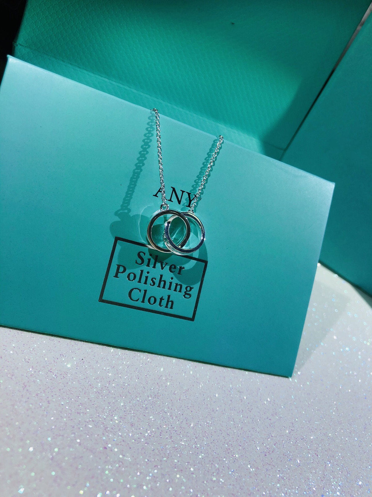 [Resenly Jewelry]INTERLOCKING CIRCLES PENDANT SMALL NECKLACE
