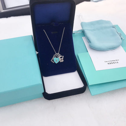 [Resenly Jewelry]COLLAR LOVE PLATA NECKLACE