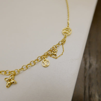 [Resenly Jewelry]BLOOMING SUPPLE NECKLACE BRASS