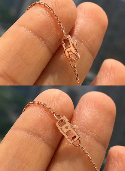 [Resenly Jewelry]BLOSSOM PENDANT PINK GOLD AND DIAMOND