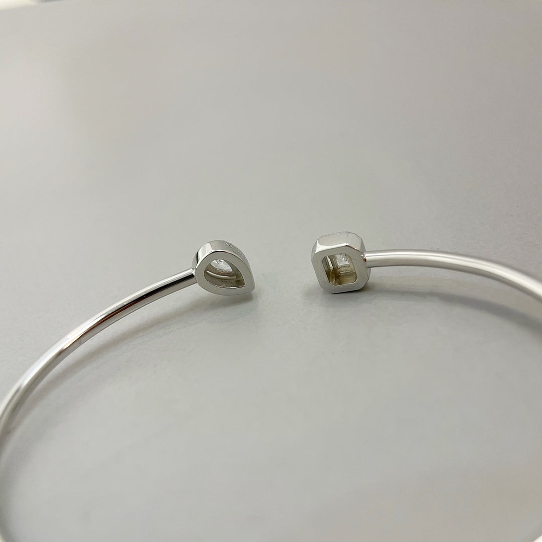 [Resenly Jewelry]JONC FLEX MY TWIN TOI & MOI SILVER DIAMOND BRACELET