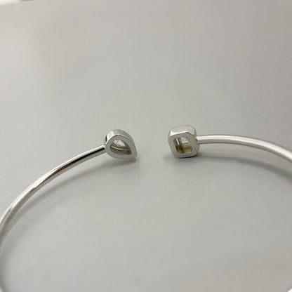 [Resenly Jewelry]JONC FLEX MY TWIN TOI & MOI SILVER DIAMOND BRACELET