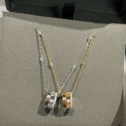 [Resenly Jewelry]CHAIN MOVE ROMANE PEDAND NECKLACE