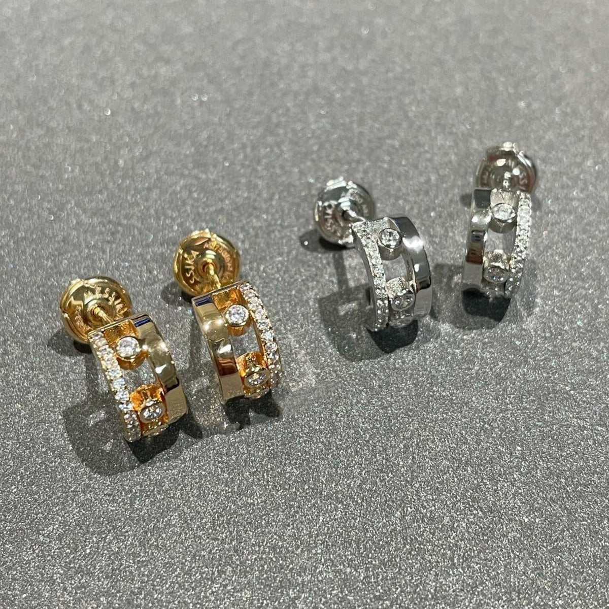 [Resenly Jewelry]MOVE ROMANE EARRINGS DIAMOND