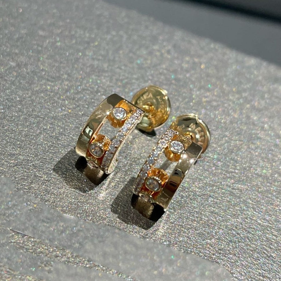 [Resenly Jewelry]MOVE ROMANE EARRINGS DIAMOND