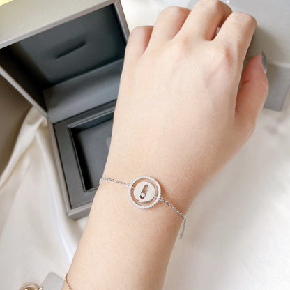 [Resenly Jewelry]LUCKY MOVE PAVED DIAMOND BRACELET