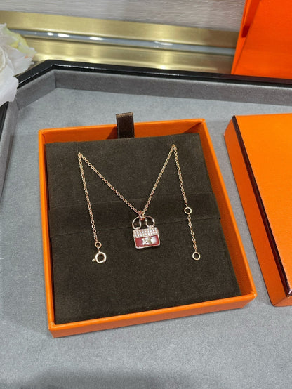[Resenly Jewelry]H CIRCE MOISSANITE PENDANT NECKLACE GOLD