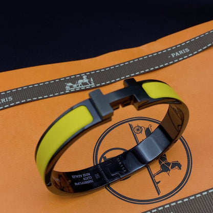 [Resenly Jewelry]CLIC HM SO BLACK YELLOW BRACELET