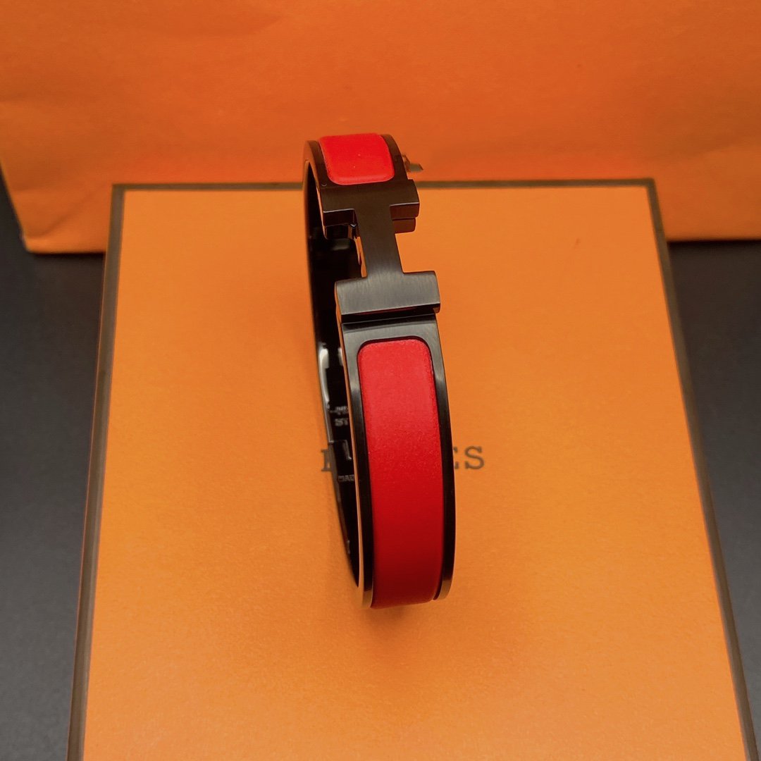 [Resenly Jewelry]CLIC HM SO BLACK RED BRACELET