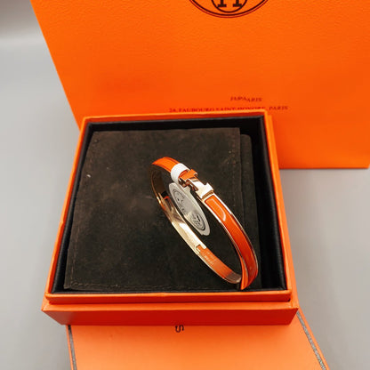 [Resenly Jewelry]CLASSIC HM CLIC RED 8MM ENAMEL BRACELET