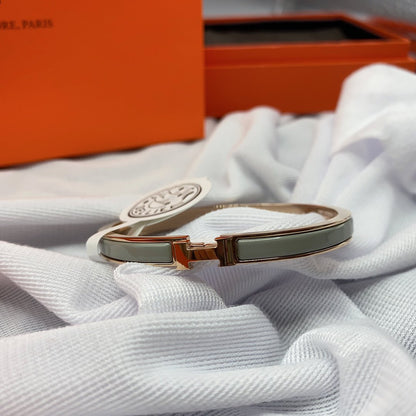 [Resenly Jewelry]CLASSIC HM CLIC GREEN 8MM ENAMEL BRACELET