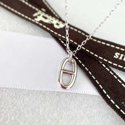 [Resenly Jewelry]HM PIG NOSE NECKLACE