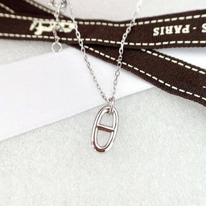 [Resenly Jewelry]HM PIG NOSE NECKLACE