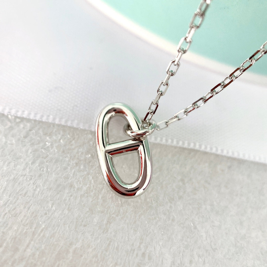 [Resenly Jewelry]HM PIG NOSE NECKLACE