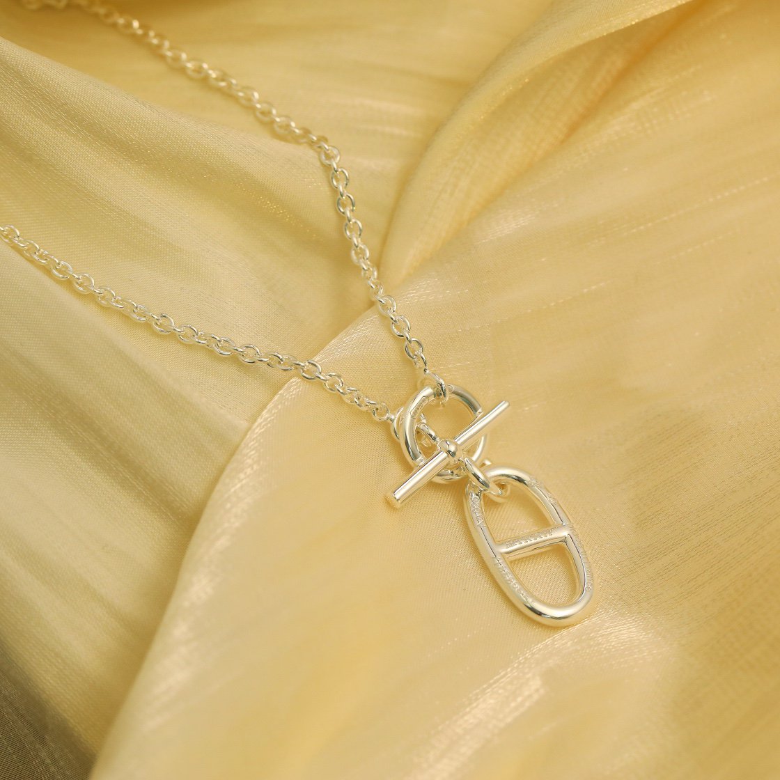 [Resenly Jewelry]HM CHAINE D'ANCRE PENDANT NECKLACE STERLING SILVER