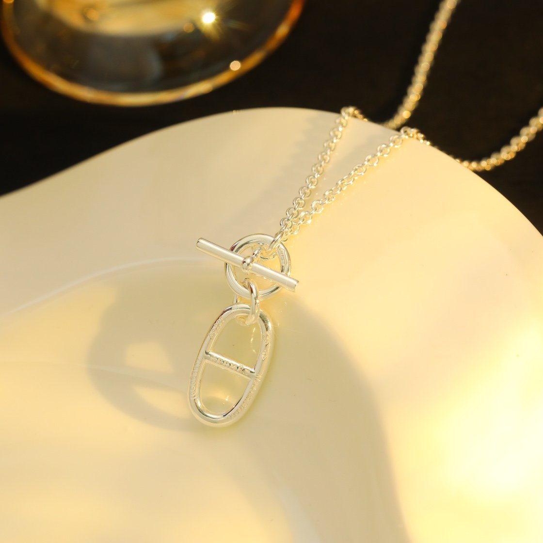 [Resenly Jewelry]HM CHAINE D'ANCRE PENDANT NECKLACE STERLING SILVER