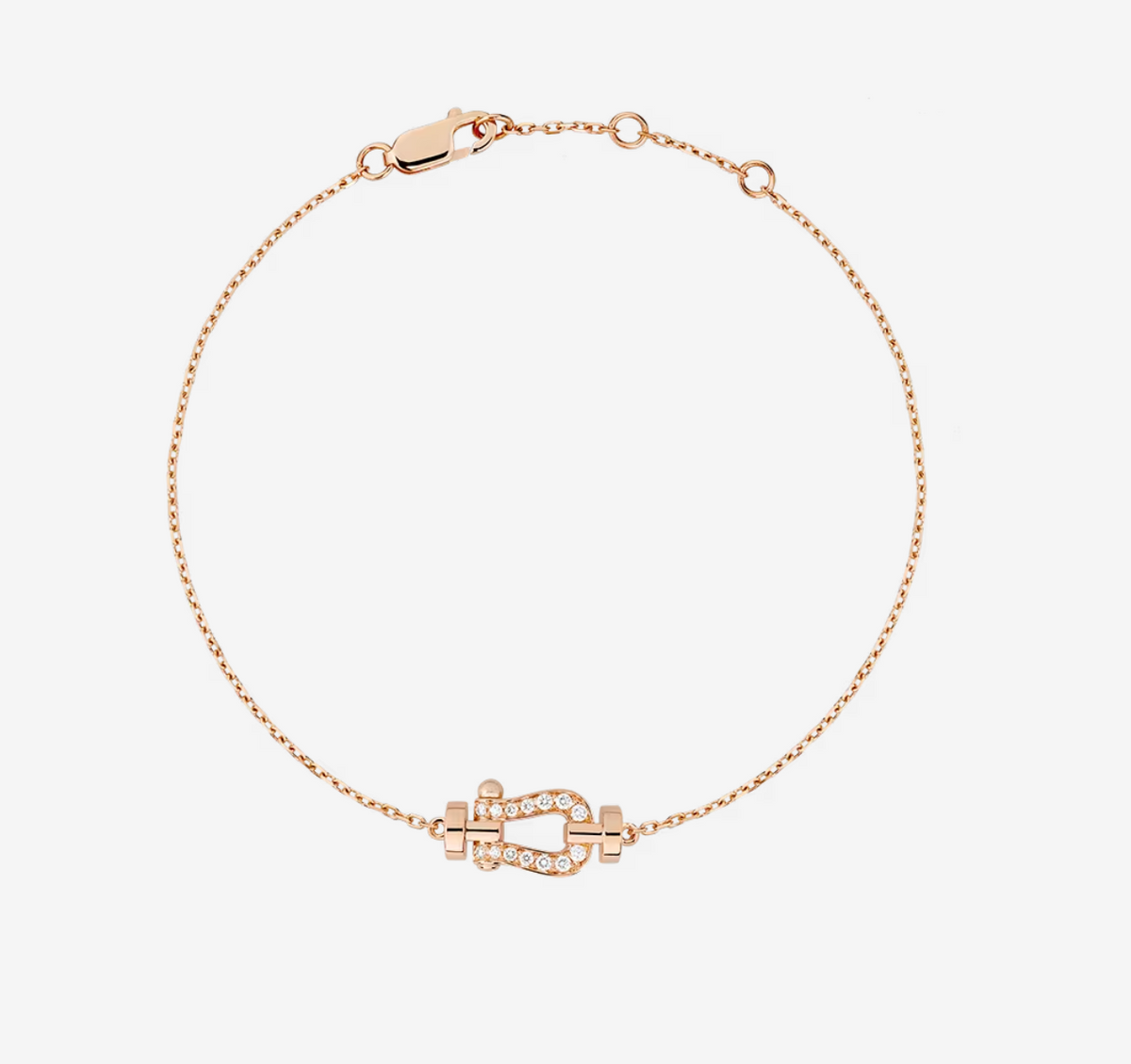 [Resenly Jewelry]FORCE 10 FULL DIAMOND BUCKLE CHAIN LINK MINI MODEL
