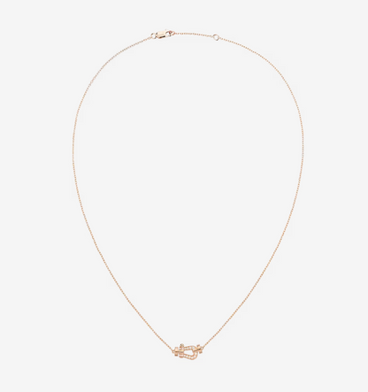 [Resenly Jewelry]FORCE 10 DIAMOND PINK GOLD NECKLACE MINI MODEL